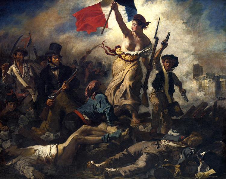 Eugene Delacroix Liberty Leading the People Germany oil painting art